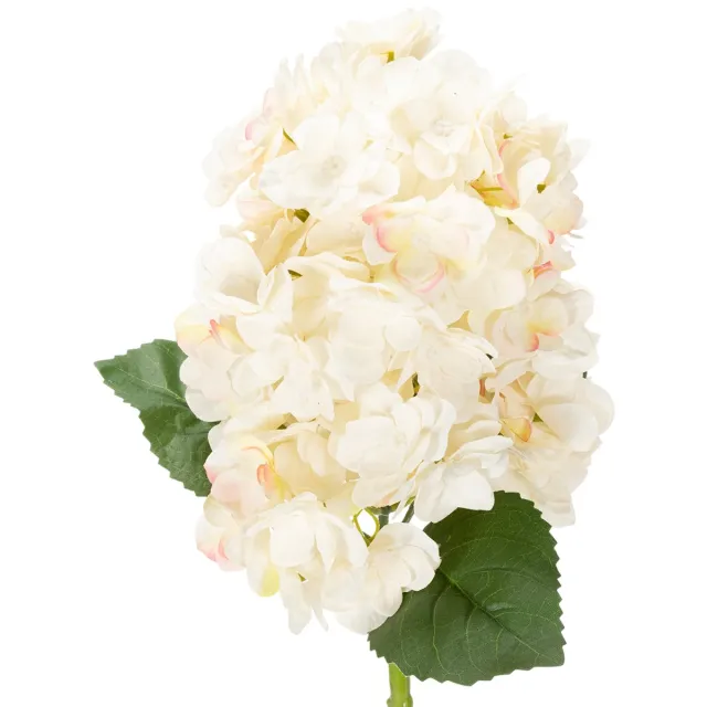 Viana Kunstmatige hortensia, hoge kwaliteit, voor decoratieve doeleinden in beige