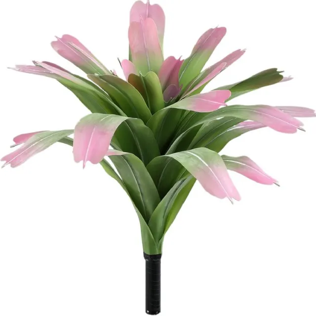 PTMD Kunstplant Succulent Plant - 70x70x60 cm - Polyester - Roze