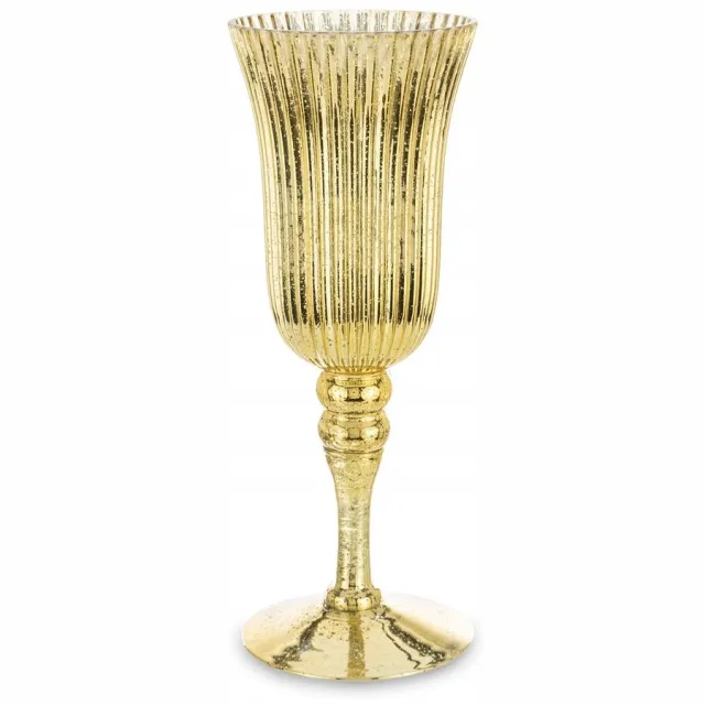 ArtPol Glamour glazen kroonluchter op voet - elegante decoratie goud