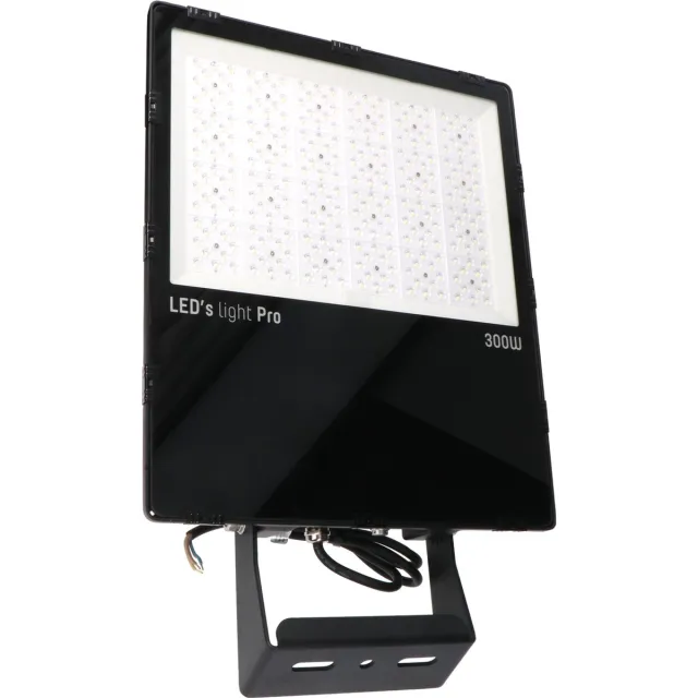LED's Light Pro Floodlight 42000 - Waterdicht IP66 en C4 roestbestendig - Levensduur tot 25 jaar - 300W - Schijnwerper - Verstraler - Led straler buiten - Schijnwerpers zwart