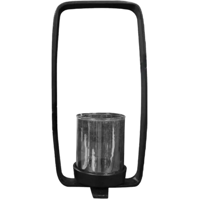 Colmore Lantaarn met rookglas 'Smoke' Zwart