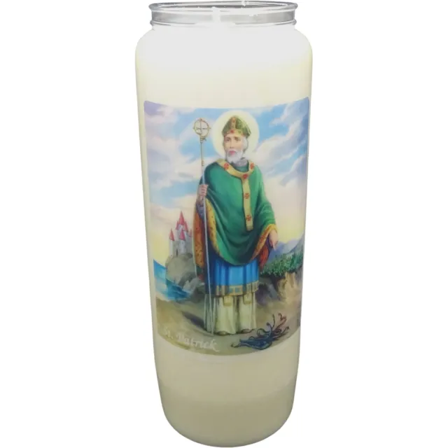 Partijhandel RODO Noveenkaars Heilige Man 015 - 9 dagen brander (5 stuks) wit