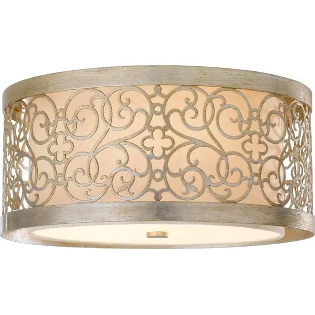 Steady Lighting Landelijke Plafondlamp - Steady Lighting - Metaal - Landelijk - E27 - L: Cm - Voor Binnen - Woonkamer - Eetkamer - Zilver