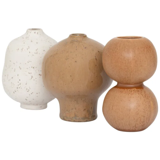 Urban Nature Culture keramieken vaas Suzu - terra/bruin/crème
