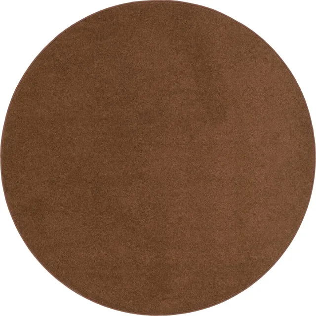 Snapstyle Vloerkleed Trend Velours Joy Rond Bruin