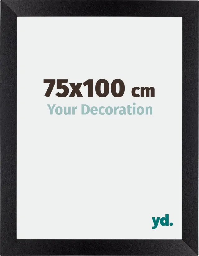 yd. Your Decoration - Fotolijst 75x100 cm - MDF - Zwart Mat - Mura