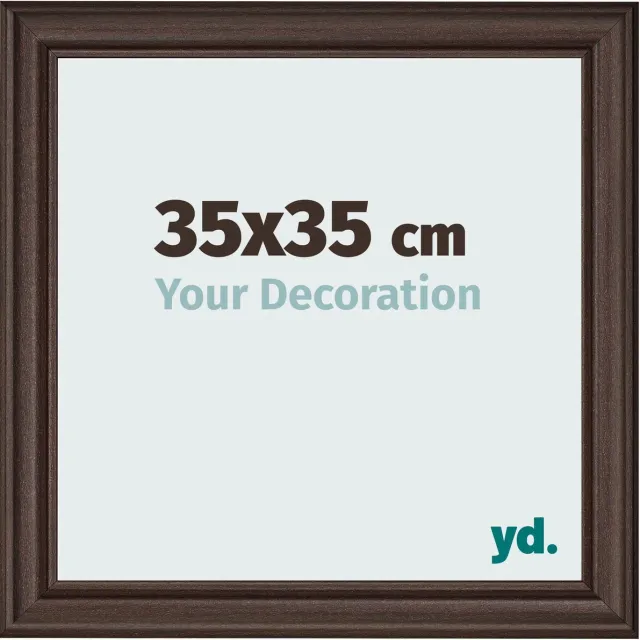 yd. Your Decoration - Fotolijst 35x35 cm - MDF - Eiken Donker - Lazio