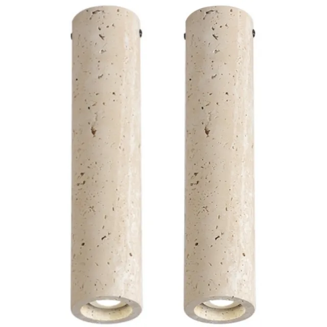 Wabi-Stijl 2 Stuks Plafondlamp Woonkamer Modern Plafondlamp Wabi-Stijl 28cm voor Slaapkamer Keuken Hal Beige