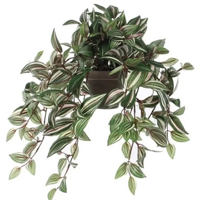 Mica Decorations Groene Tradescantia/vaderplant kunstplant 45 cm in pot - Kunstplanten/nepplanten