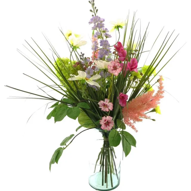 Decoratietakken Kunstbloemen boeket - Lentekriebels - 80 cm - Zijden bloemen - Onderhoudsvrij Meerkleurig