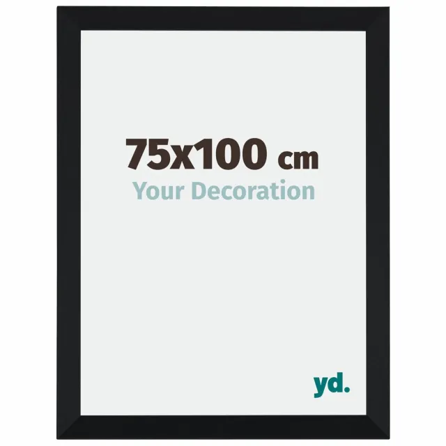yd. Your Decoration - Fotolijst 75x100 cm - MDF - Zwart Mat - Catania