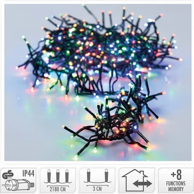 DecorativeLIghting Clusterverlichting - 3000 LED - 22m - multicolor