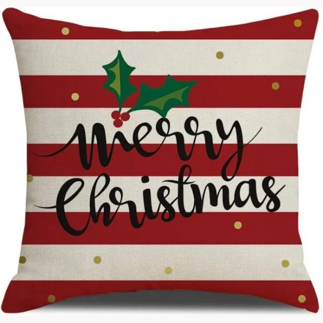 SUNMOOL Kerst Kussenhoes - Kussenhoes - Pillow cover - 45 x 45cm - Rood/Wit - 1Stuk
