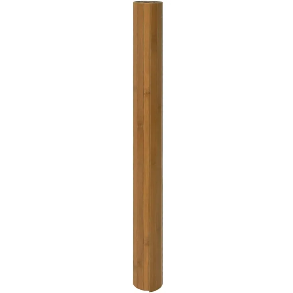 vidaXL Vloerkleed rechthoekig 100x400 cm bamboe bruin
