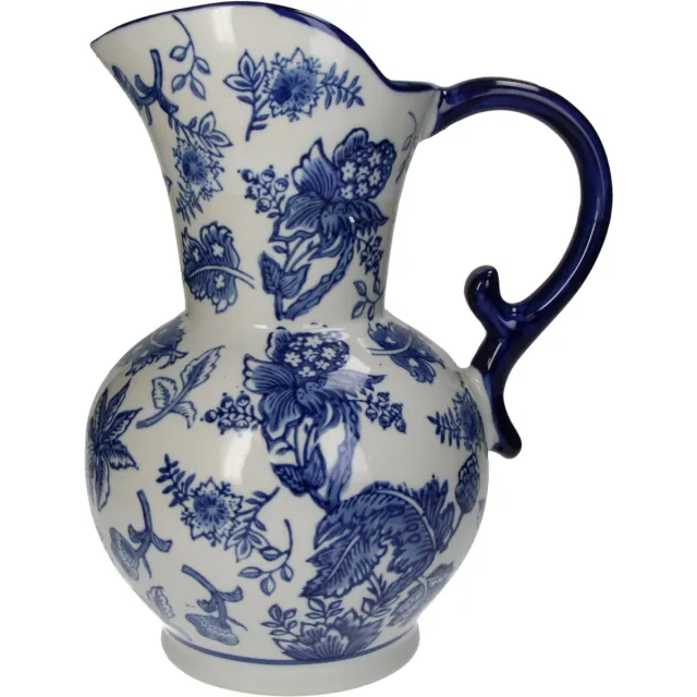 HD Collection Vaas Porselein Blauw 20,5x19x30,5cm Blue