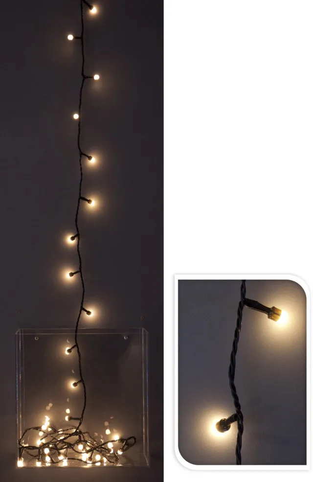 Home & Styling Kerstverlichting Bolletjes 120 Led 9 Meter Wit