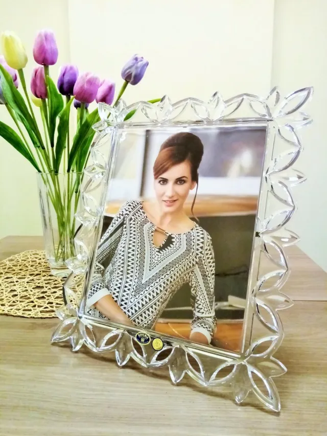 Bohemia crystal CRYSTAL BOHEMIA PIERCED FOTOLIJST 25 X 20 KRISTAL 24 % LOODGEHALTE doorschijnend