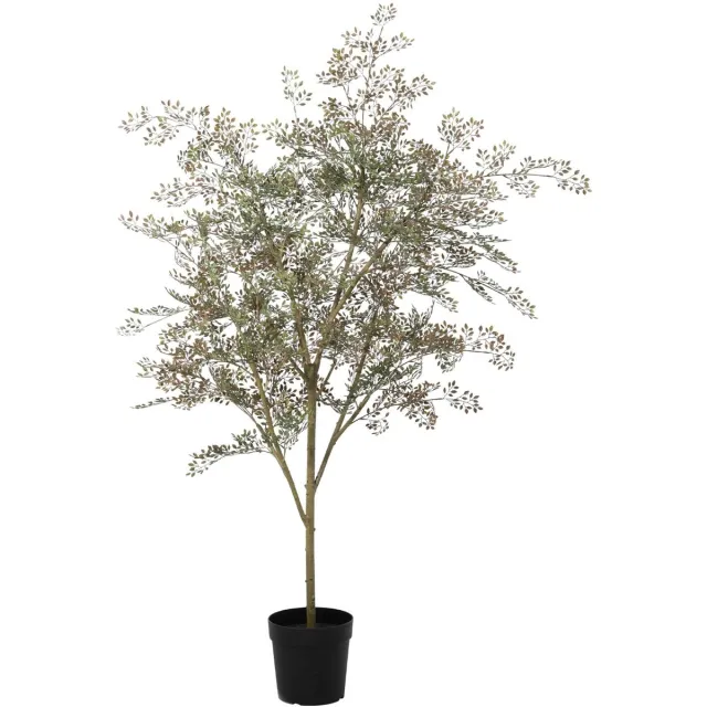 Trendyplants Kunst Bucida - Zwarte Olijfboom - Kunstplant - Hoogte 165cm - Potmaat Ø23cm Groen