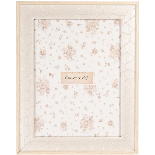Clayre & Eef Fotolijst 13x18 cm Beige Kunststof