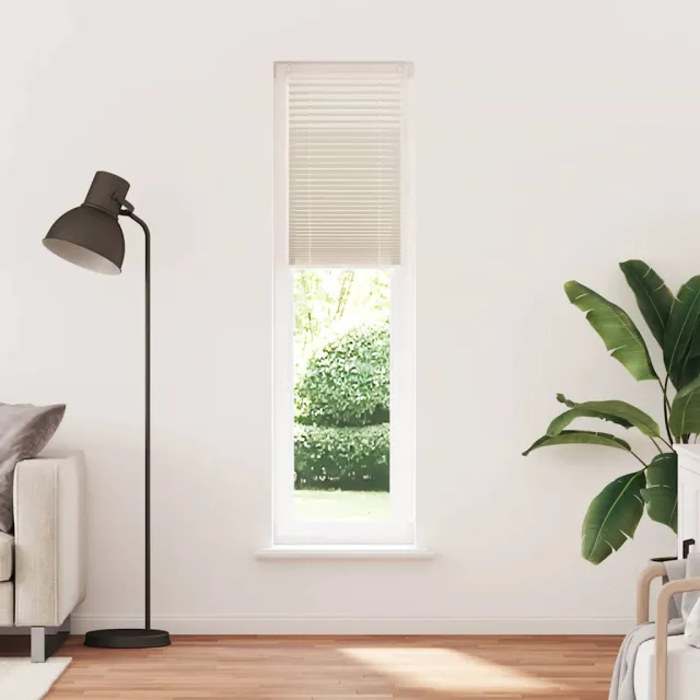vidaXL Plisséjaloezie 40x200cm crème