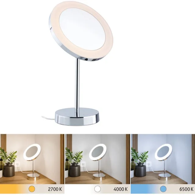 Paulmann LED-cosmeticaspiegel Masua IP44 White Switch 55lm 230V 4W Chroom