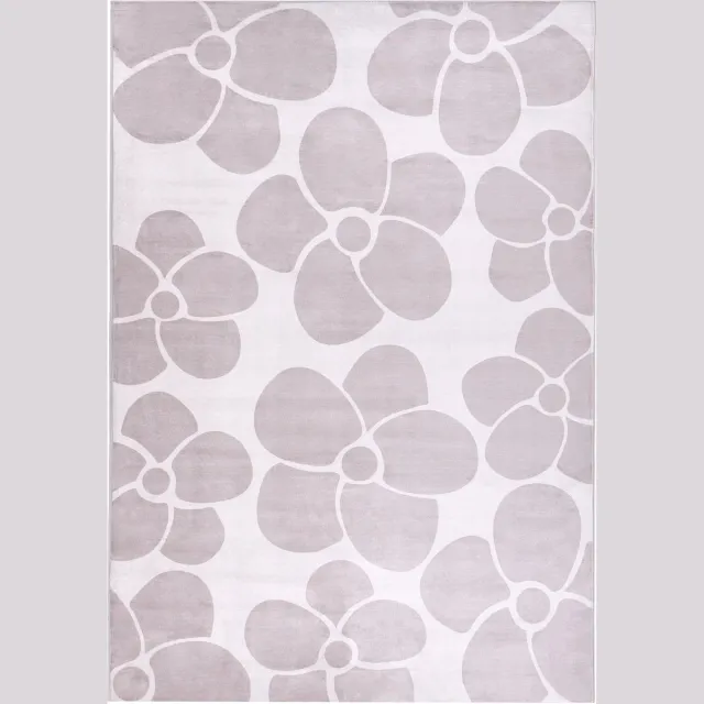 Beliani AKYAKA - Vloerkleed - Beige - 140 x 200 cm - Stof