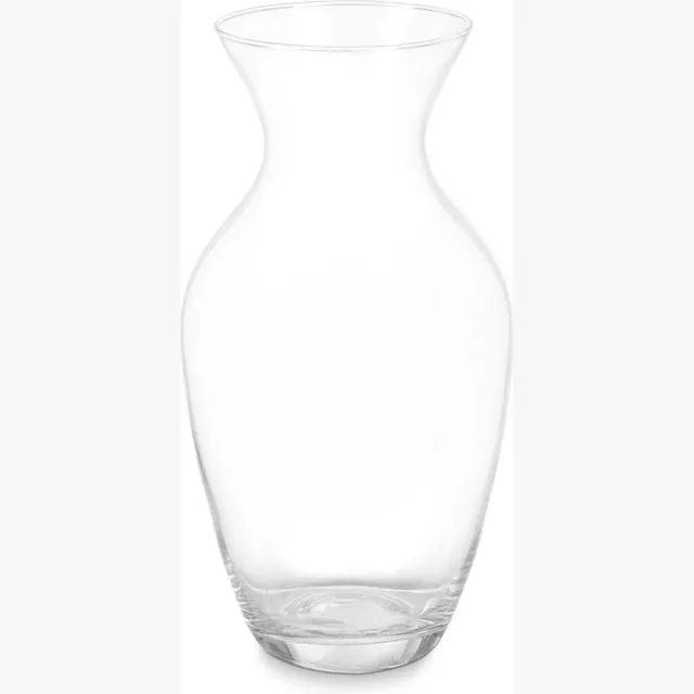 Giftdecor Bloemenvaas klassiek - transparant glas - D16 x H30 cm - boeketvaas - 5 liter