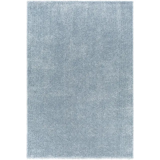 Surya Claire vloerkleed shaggy hoogpolig effen blauw