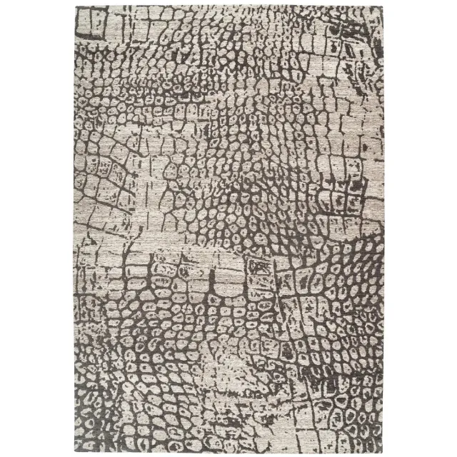 Dutch XXL Vintage Vloerkleed | Tapijt | Davis | Abstract | Grijs | 80x150 cm