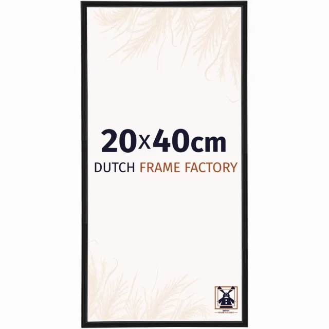 Dutch Frame Factory Fotolijst 20x40 cm - Kunststof - Zwart Mat - Angers