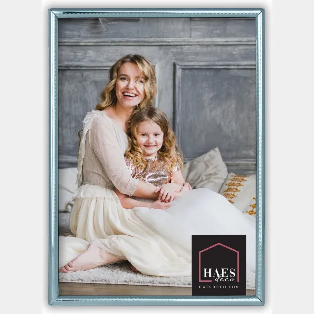 HAES deco Verzilverde Fotolijst Monza voor 1 foto van 13x18 cm - VP12618