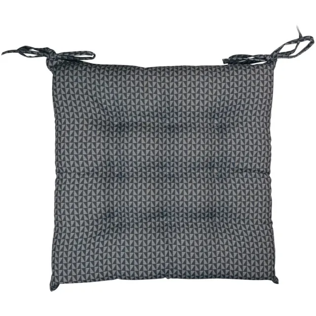2LIF Rhombus stoelkussen donkergrijs 40x40cm+3cm
