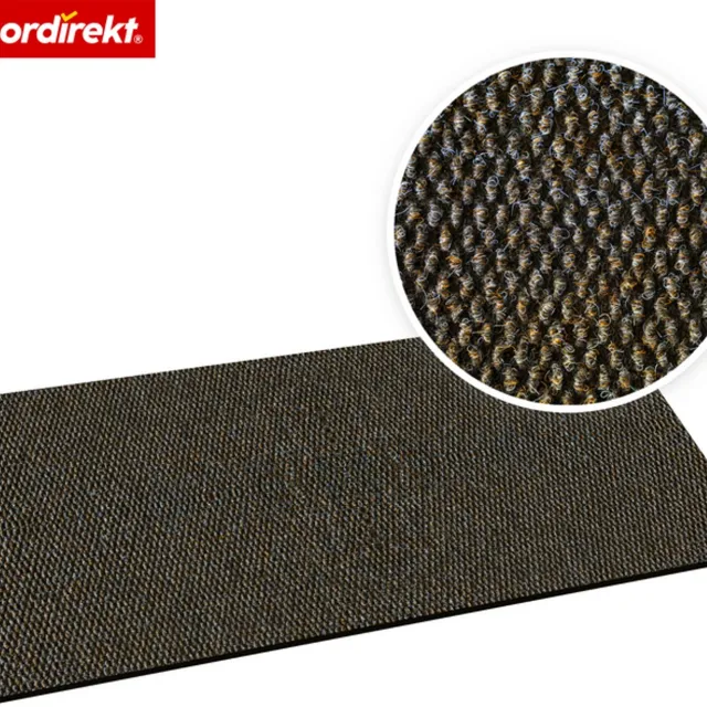 Floordirekt Hong Kong Pro Schoonloopmat - Antislip - Bruin - 100 x 200 cm