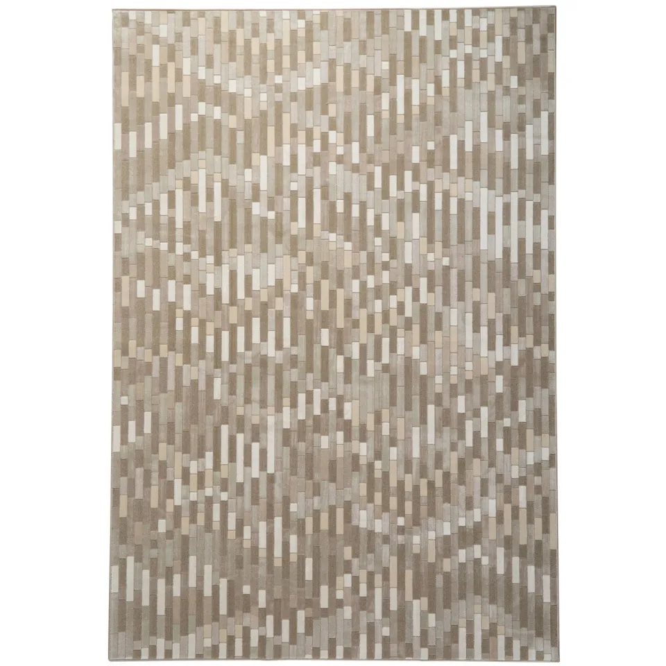 NOUS Living vloerkleed zand zand/off white