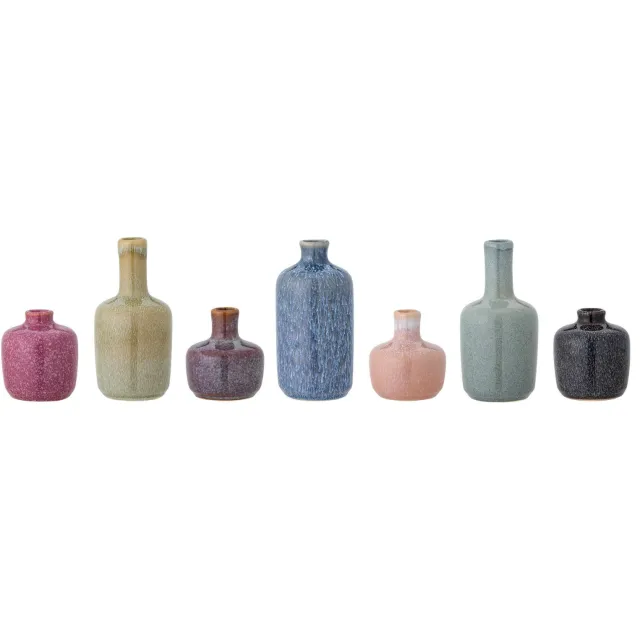 Bloomingville vaas Maien (set van 7) Multi