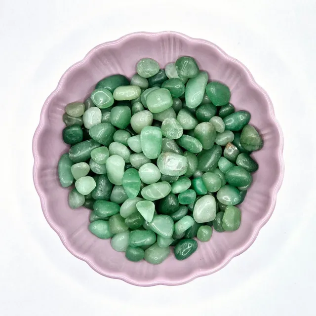 Moonlight Gemstones Crystal Green Aventurine A Quality Tumbled Gemstone 0,5-2cm Meerkleurig