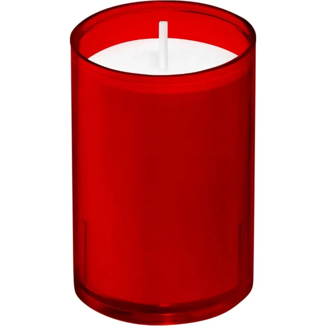 Bolsius Horeca Relight - Navulling - 64/52 - 100 stuks per verpakking - Rood