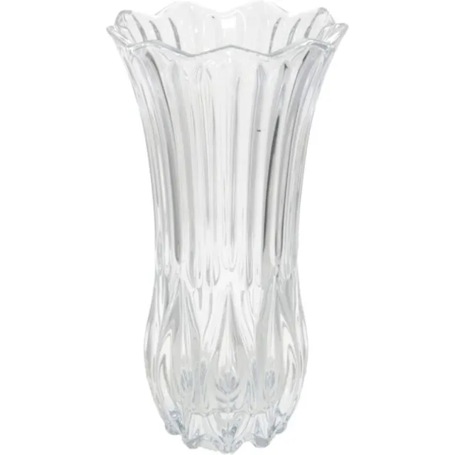 Gerimport Bloemenvaasje - voor kleine stelen/boeketten - helder glas - 10 x 19 cm Transparant
