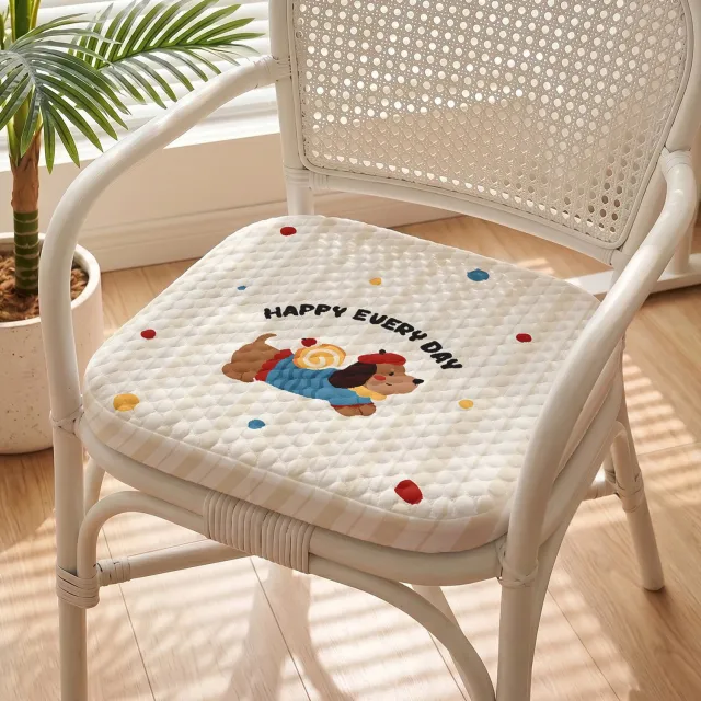 Namajunas zitkussen - 40x40 cm - drukverlagend zitkussen van traagschuim - 4 cm dik, zakt niet in - met dubbele antislip (siliconenkorrels en gespbanden) - verwijderbare en wasbare hoes - ademende stof - stoelkussen - voor alle seizoenen geschikt wit
