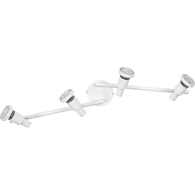 LEDVANCE LED SPOT GU10 4 x 3,4W, 920lm, wit, 2.700K kleurtemperatuur, warm witte lichtkleur, tijdloos ontwerp, vervangbare ledlamp, ideaal voor interieurs, CRI 90, verstelbare koppen