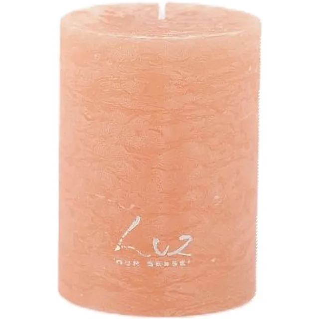 LUZ Rasteli Luz Your Senses Stomp Kaars Peach Nougat D 6 cm H 8 cm Voordeelaanbod Per 2 Stuks Roze