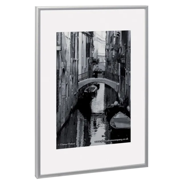 The Photo Album Company TPAC fotokader aluminium, zilver, A2