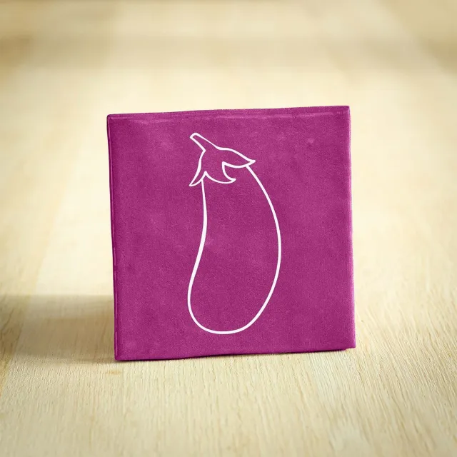 Wonders at Home Official spreuktegel Aubergine