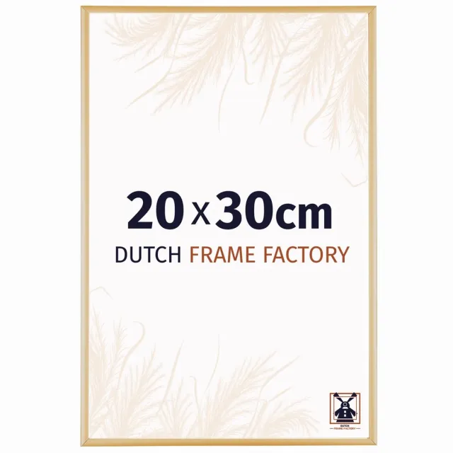 Dutch Frame Factory Fotolijst 20x30 cm - Aluminium - Goud Vintage - Kampen