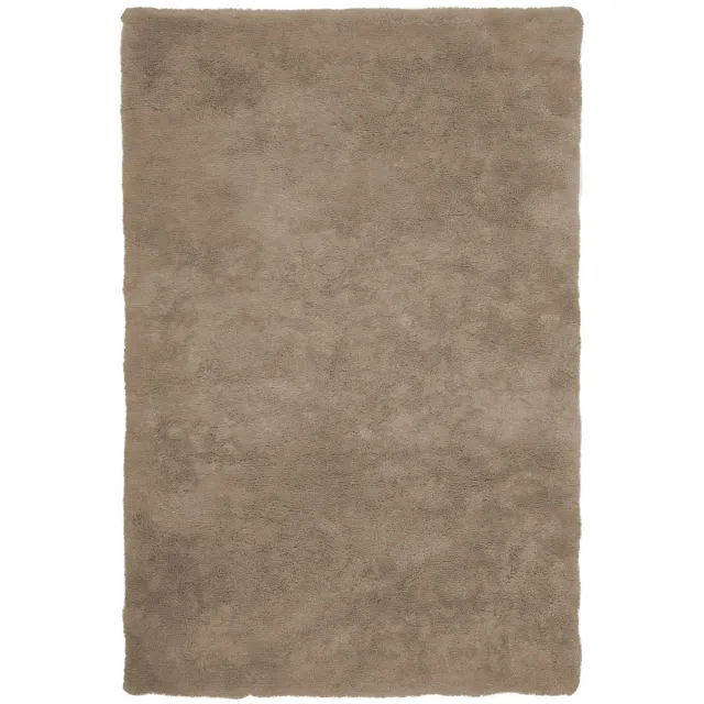 Padiro knus hoogpolig shaggy vloerkleed 200 x 290 cm - lichtbeige - modern effen ontwerp - met een zachte uitstraling - voor vloerverwarming - van polyester