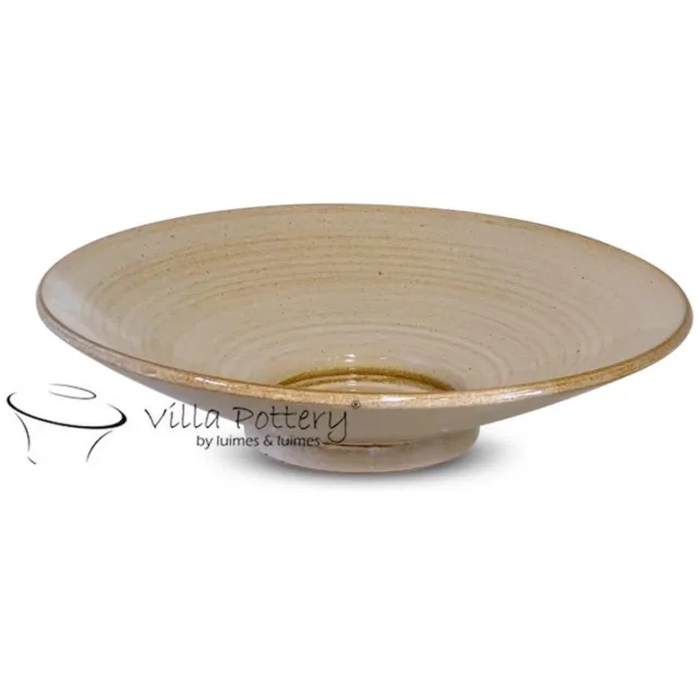 Villa Pottery Vaas - Villa Pottery - Decoratie - Woondecoratie - Vogelvaas - Keramiek - Waterdicht - Sweden 5 Cream Bowl Beige