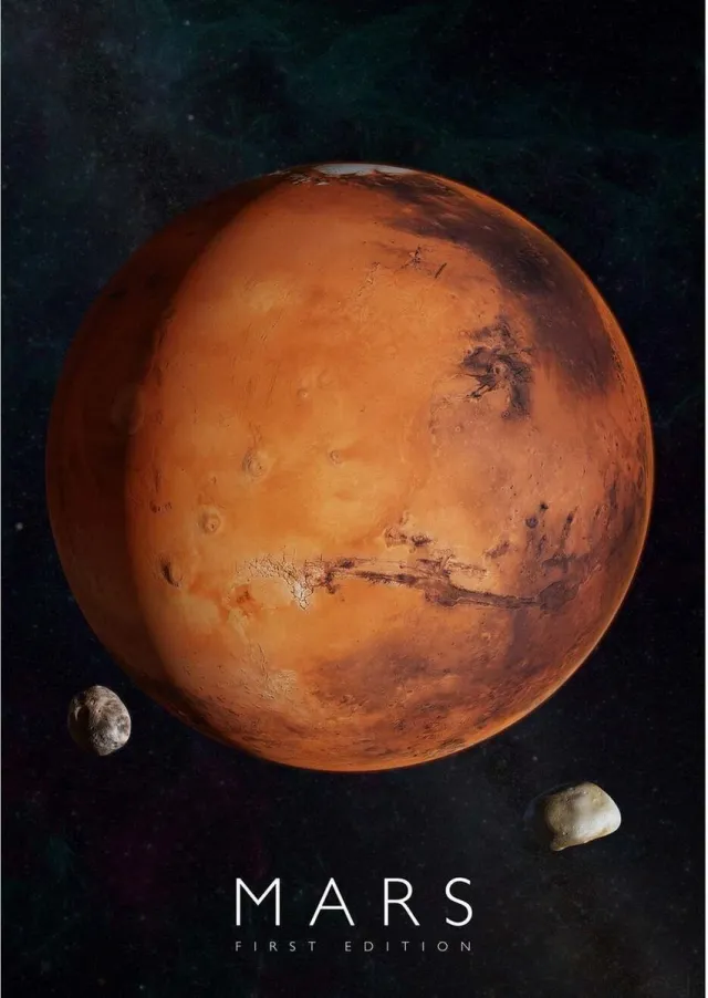 Curiscope Multiverse Interactieve Poster Mars Full colour