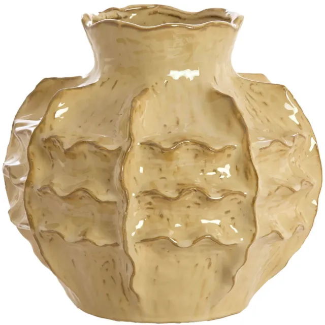 Light & Living Vaas Loseto (30x28 cm) licht bruin