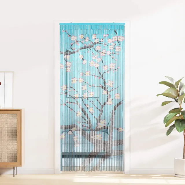 vidaXL Insect Deurgordijn Meerkleurig 90 x 200 cm Bamboe