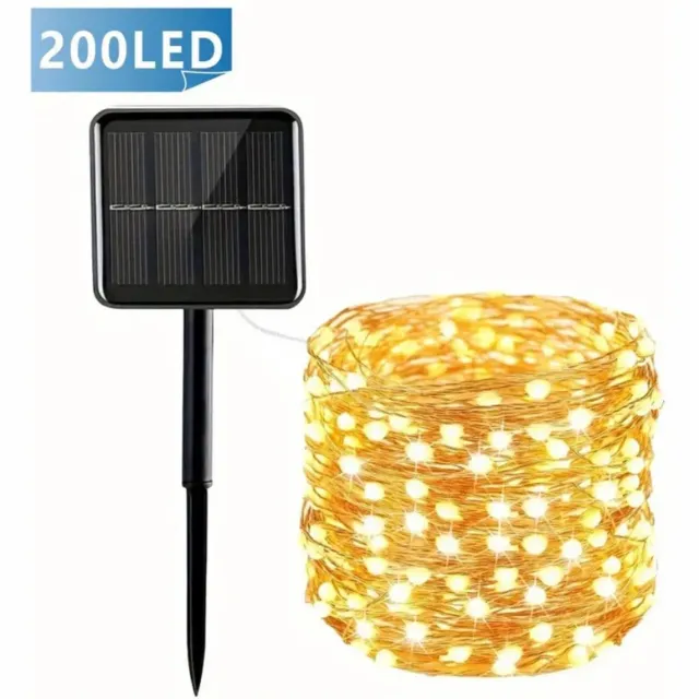 Nivard Lichtslinger - Lichtsnoer Buiten - Binnen - Klimop Slinger - Slinger Met Led Lichtjes - Zonne-energie - 22m
